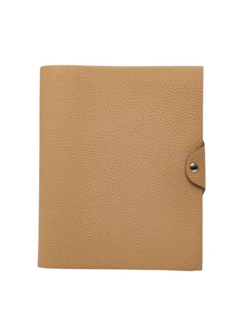 Hermes Ulysse MM Note Cover Brown Chai Silver Togo
